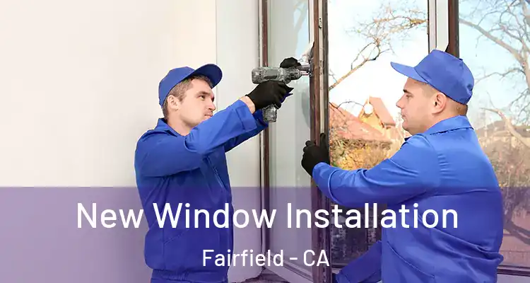  New Window Installation Fairfield - CA