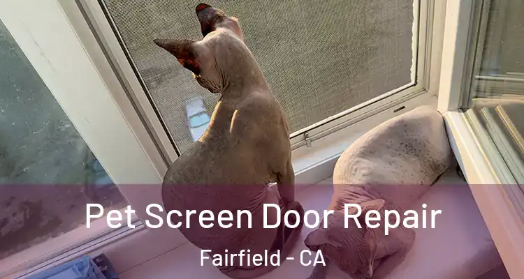  Pet Screen Door Repair Fairfield - CA